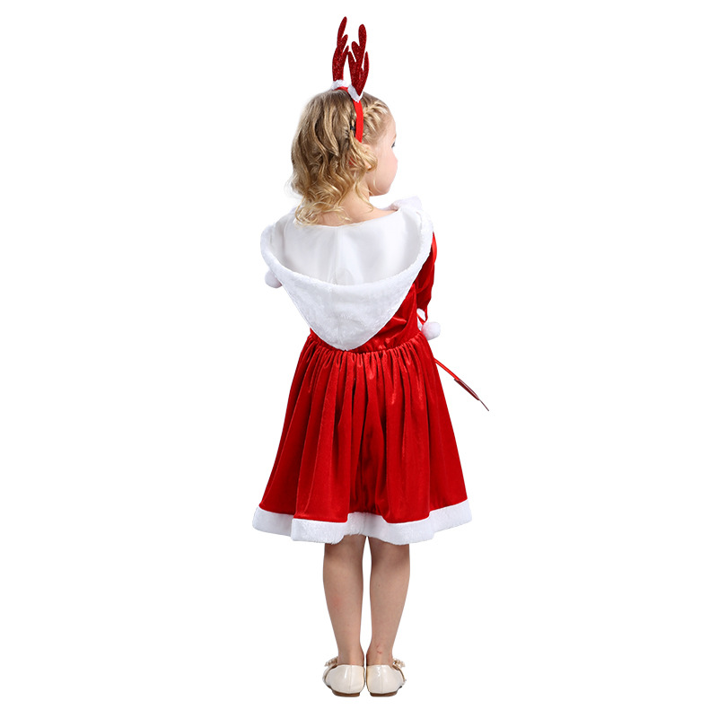 FC149 Santa Clause Christmas Fancy Dress Outfit Red